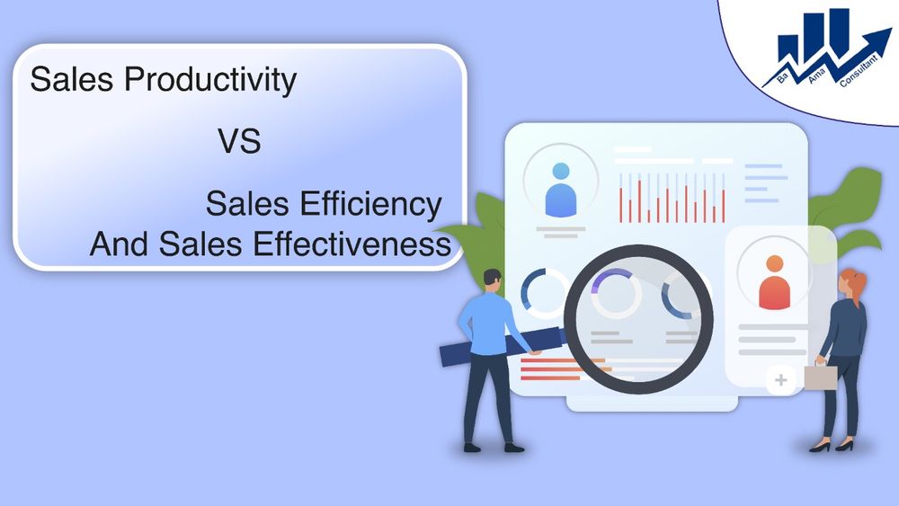 sales productivity vs sales efficiency and effectiveness