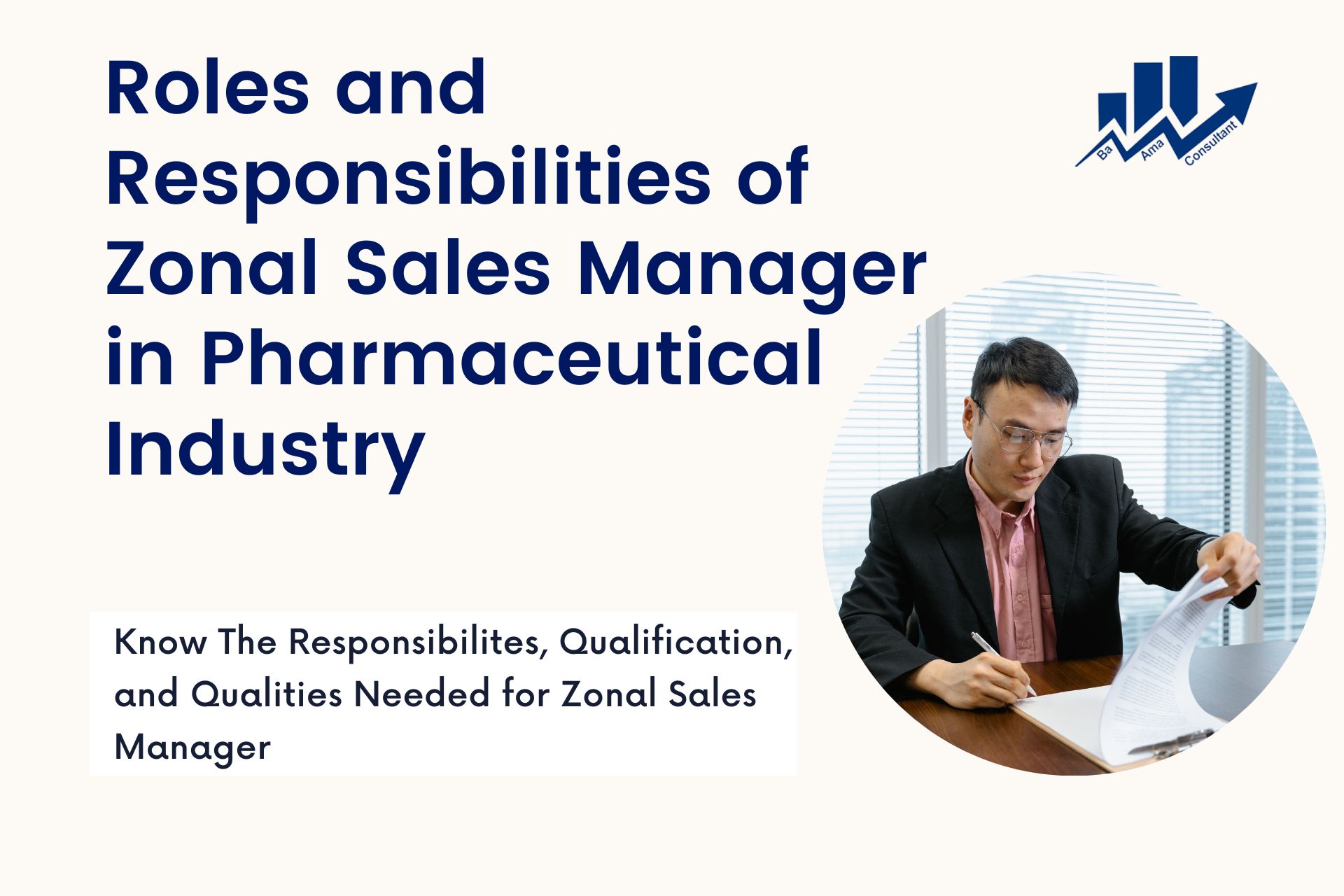 Zonal Sales Manager Roles And BaAma Consultant